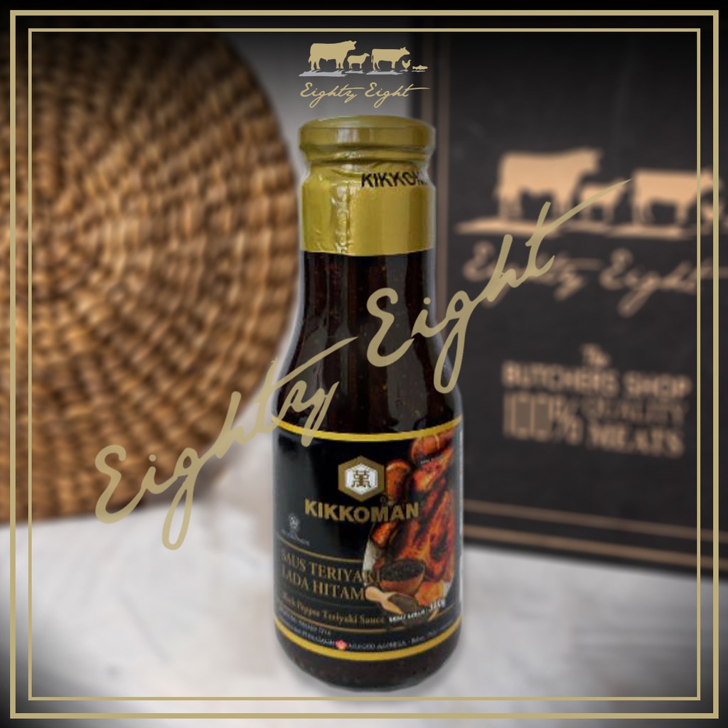 

KIKKOMAN SAUS TERIYAKI LADA HITAM / BLACKPEPPER SAUCE 300ML