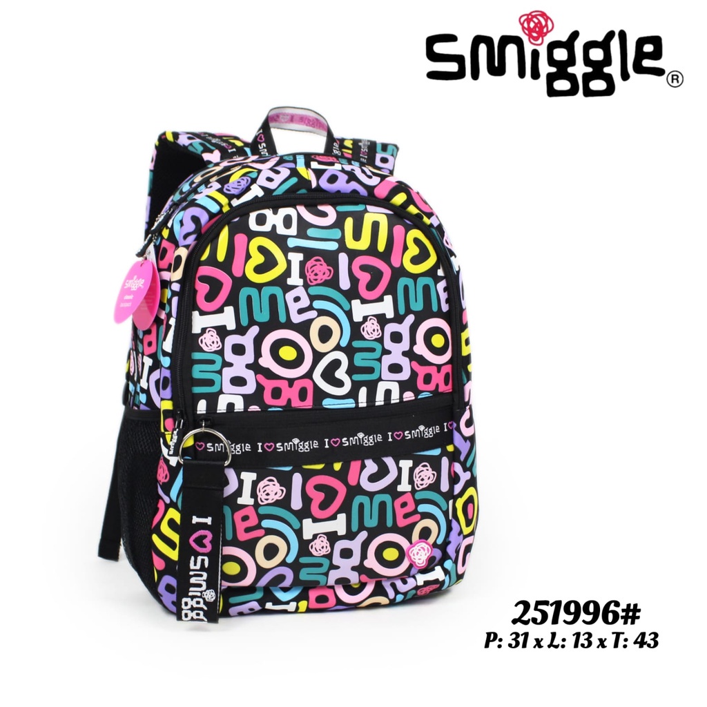 Tas Smiggle Ori I Love Smiggle Backpack set