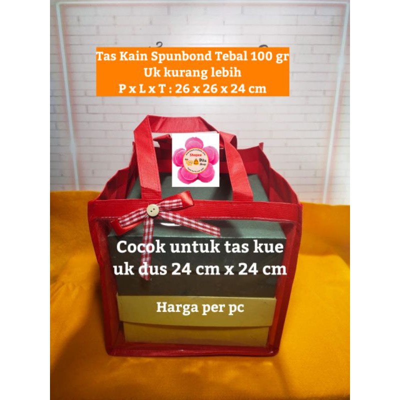 

Tas Kain Bingkisan Souvenir Gift Bag Kantong Mika Besar Merah 26