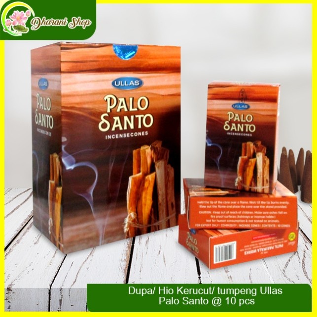 Dupa Hio Wangi Ullas Kerucut Cone Incense Palo Santo Perlusin