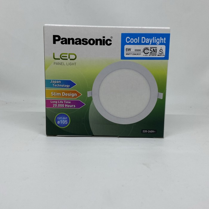 LED PANEL PANASONIC 6 WATT 6W NNP712663031 LAMPU LED PANEL INBOW