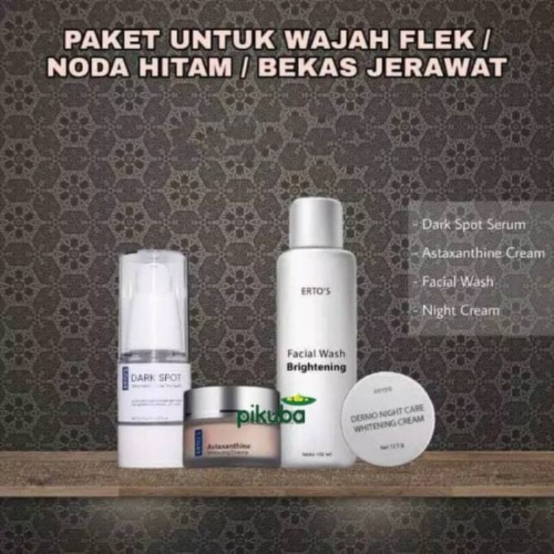 Ertos Paket Flek Hitam Bekas Jerawat
