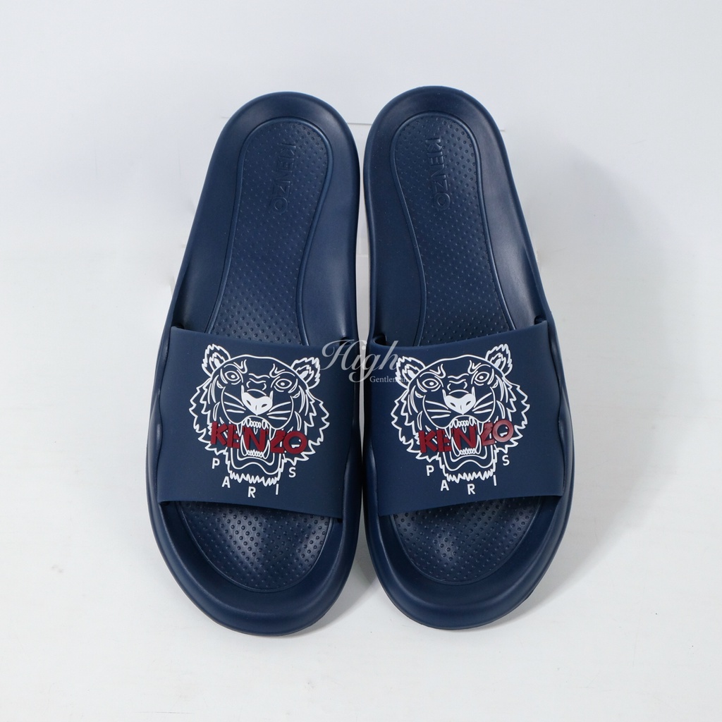 Knzo FW22 Tiger Slides Midnight Blue 100% Original