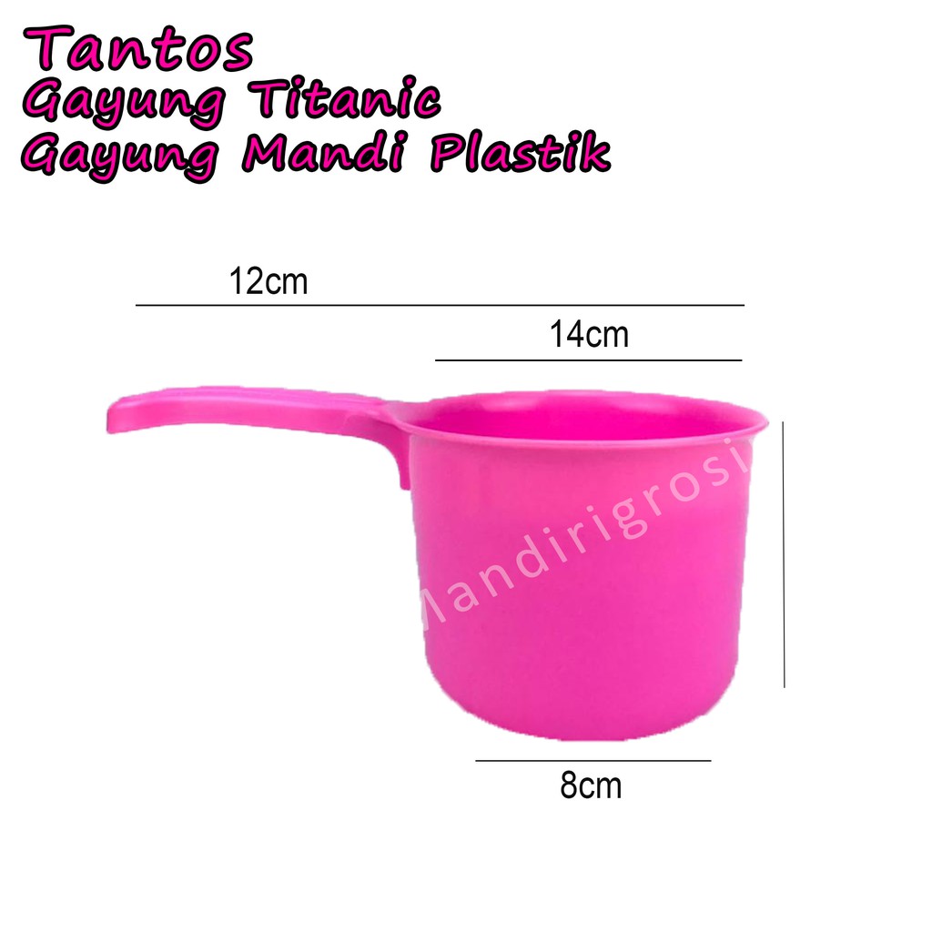 Gayung Titanic *Tantos * Gayung Mandi plastik * 5511