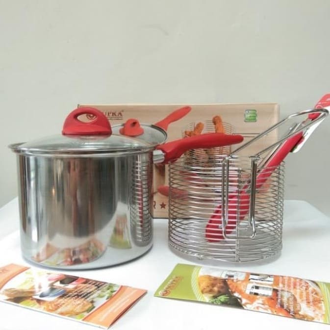 SUPRA DEEP FRYER 20 CM STAINLESS STEEL/ PANCI WAJAN PENGGORENGAN