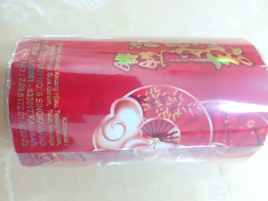 Jiu Pia 4pc Rasa Tausa & Gojin Uk. Jumbo / Mooncake Khas Singkawang / Kalbar