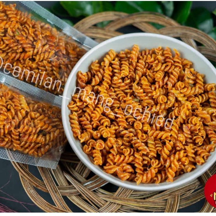 BASRENG ISI 100 GRAM BASO GORENG BASRENG CIKRUH PEDAS DAN ORIGINAL TERMURAH DAN TERLARIS-MAKRONI SPIRAL PEDAS