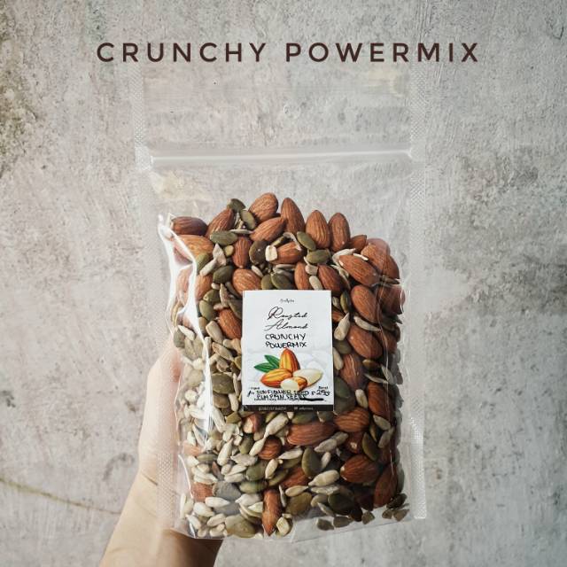 

Snack Kacang Powermix Matang / Roasted 250Gr - DIET / KETO