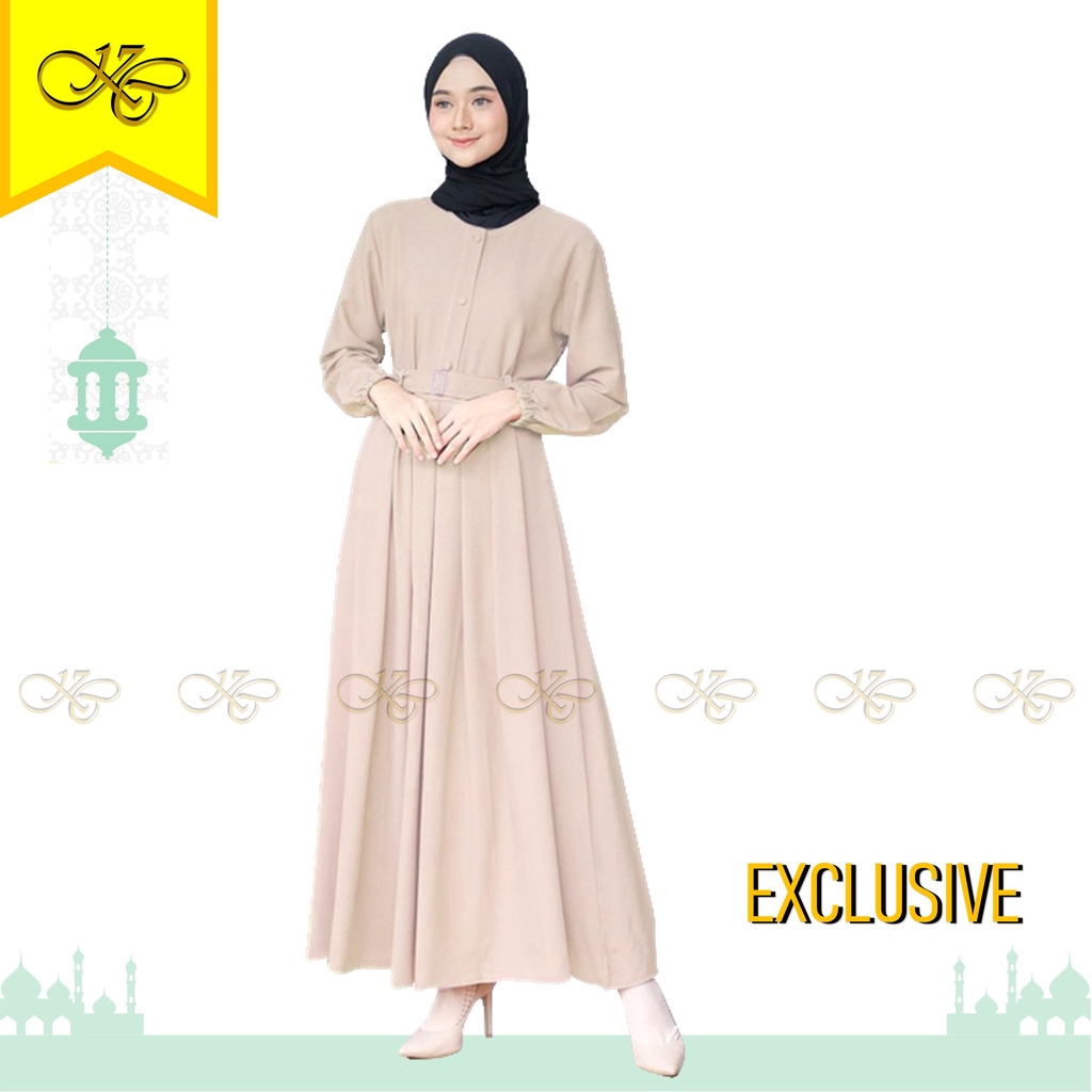 Arrafa Gamis Syari Syar i Ori pesta muslimah gaun walimatul wisuda akad nikah kondangan max premium 