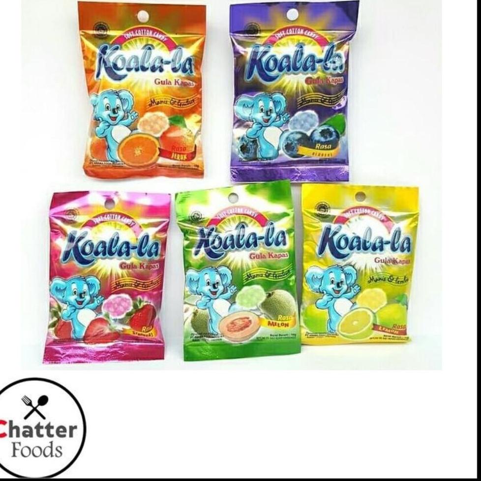 

[KODE FZWLP] MANISAN / PERMEN GULA KAPAS LA LA KOALA-LA 10sachet / KOALA KOALALA 10SACHET / HALAL