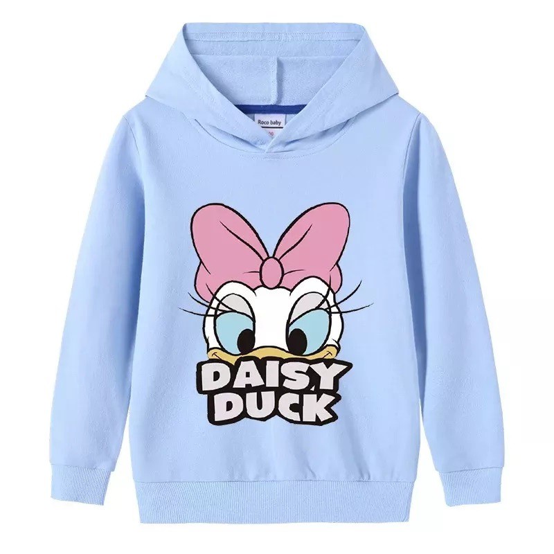 Sweater Hoodie Anak Daisy Duck Sweater Anak Fleece Pakaian Anak Unisex