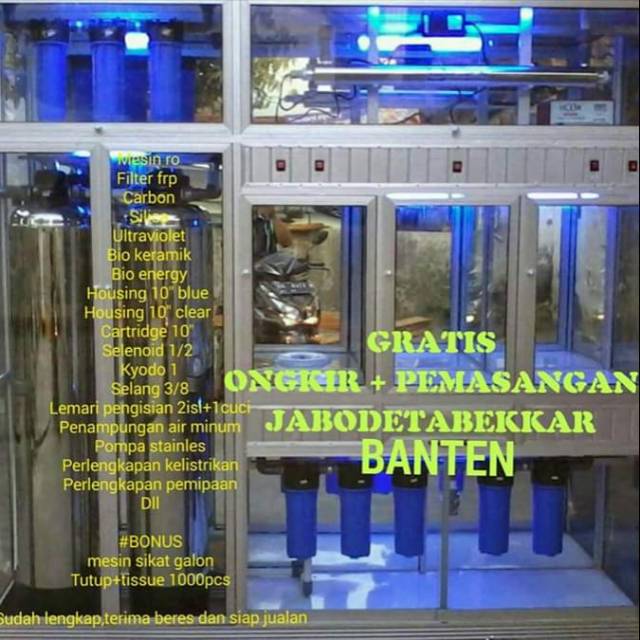 Depot air minum isi ulang pegunungan