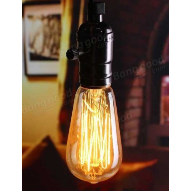 Lampu Pijar Vintage Model Bohlam Edison - 60W - ST64