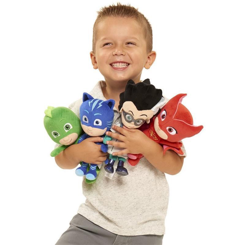 22CM Boneka PJ Masks Gekko Catboy Owlette Romeo Plush Doll Toys Stuffed Soft Kid Gift