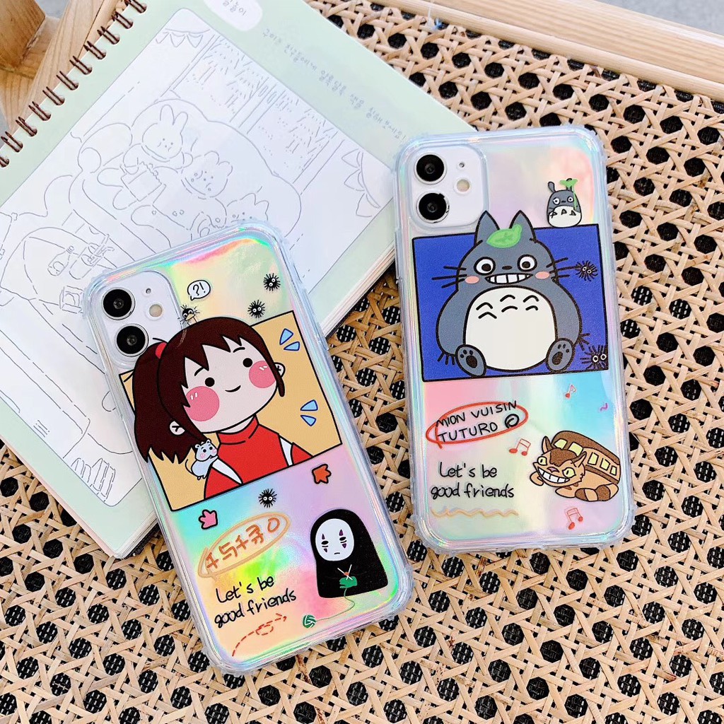 Soft Case Desain Totoro 3d Untuk Iphone X Xs Xr Xsmax 7 8