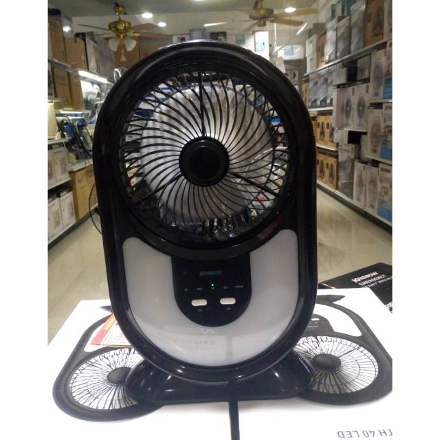 Krisbow Emergency Box Fan with LED