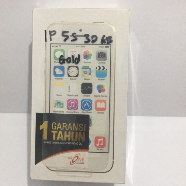 Iphone 5s 32Gb second_ Bekas,aksesoris lengkap, kardus, charger, headset, warna Gold,kondisi mulus,,