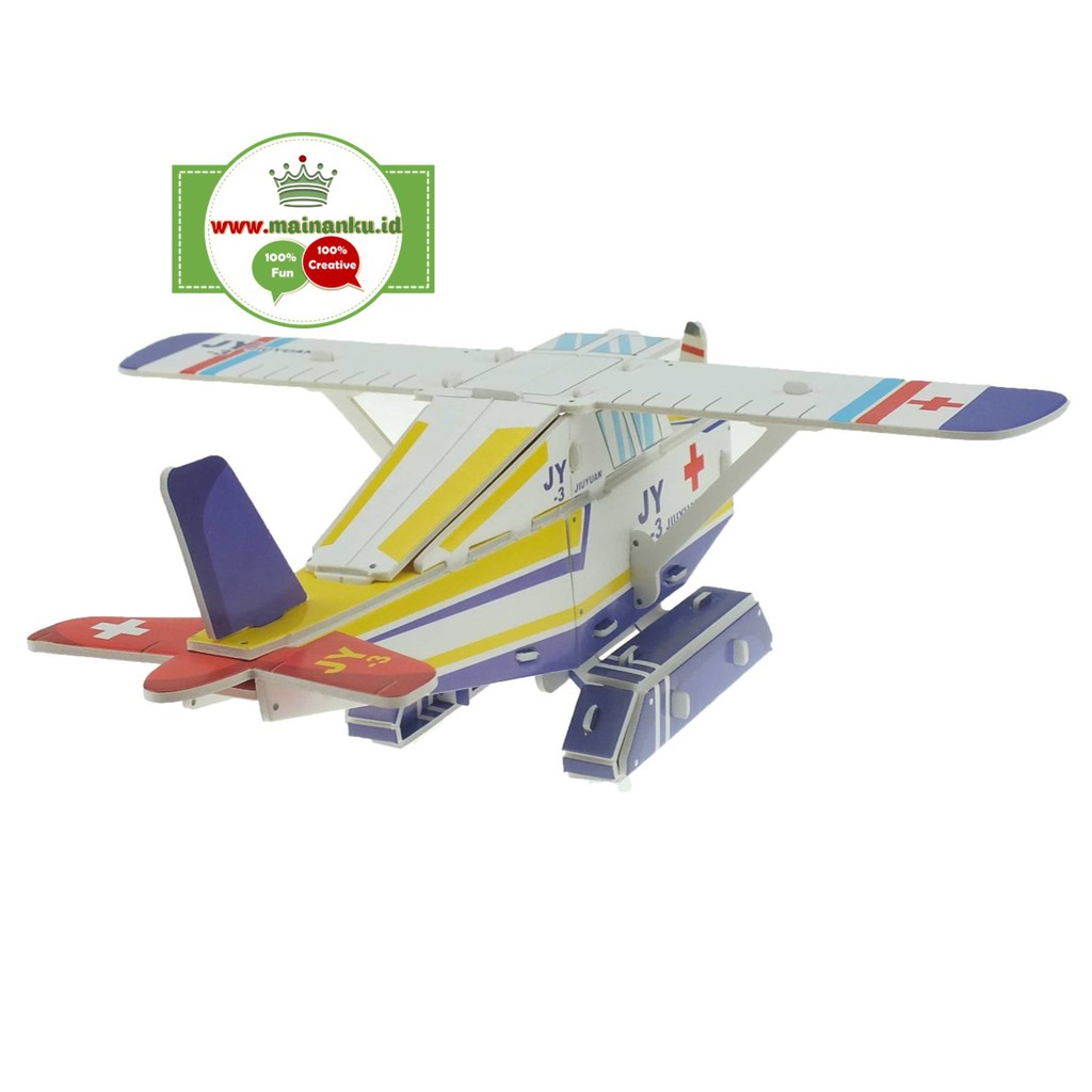 3d Mini Puzzle | SEAPLANE | Mainan Kreatifitas Anak - 1690-16