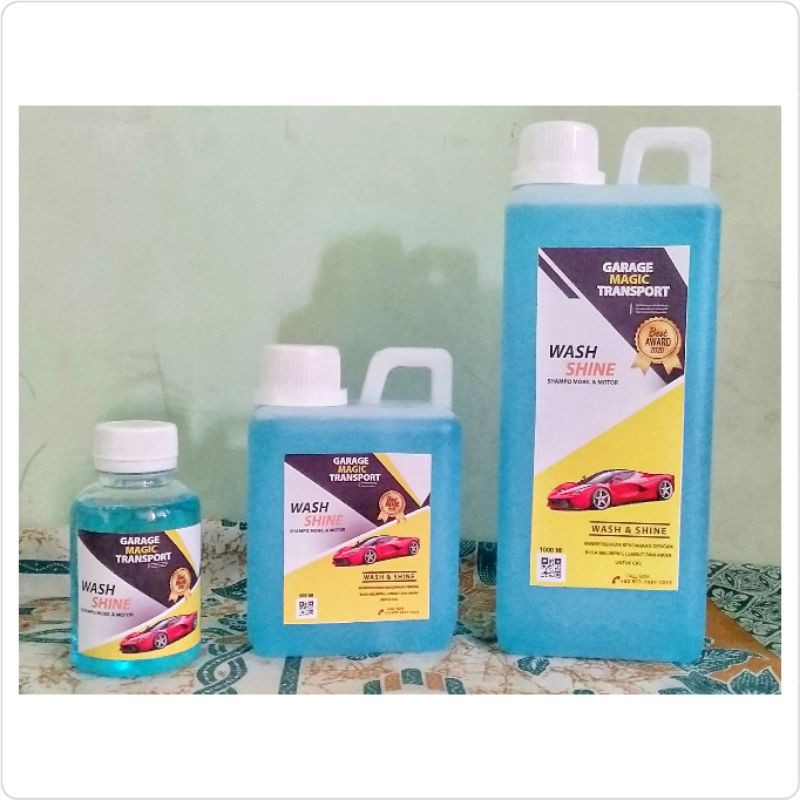 PERAWATAN EKSTERIOR KENDARAAN WASH &amp; WAX MOBIL SABUN CUCI MOTOR MOBIL SHAMPO MOBIL MOTOR SALJU