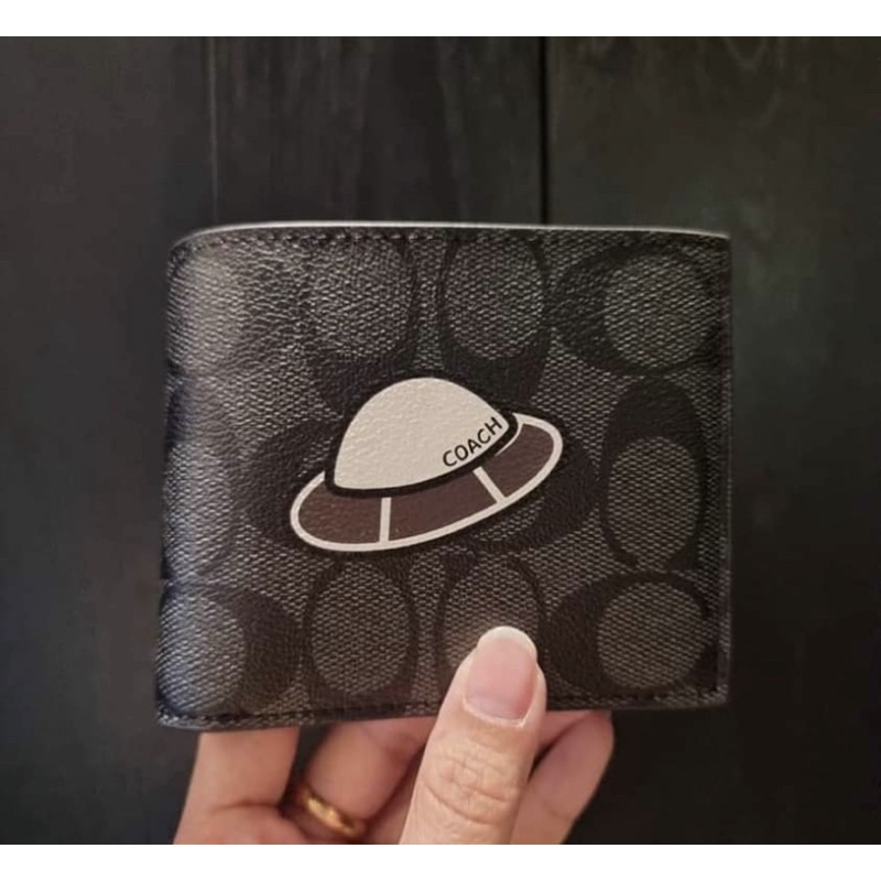 Coach Men Compact Wallet Ufo (F29315)