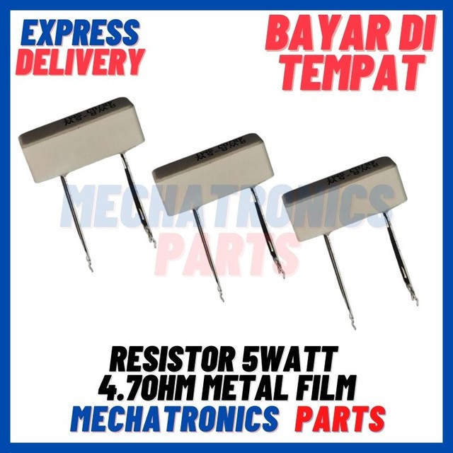 [PAS-9607] RESISTOR 5WATT 4.7OHM METAL FILM