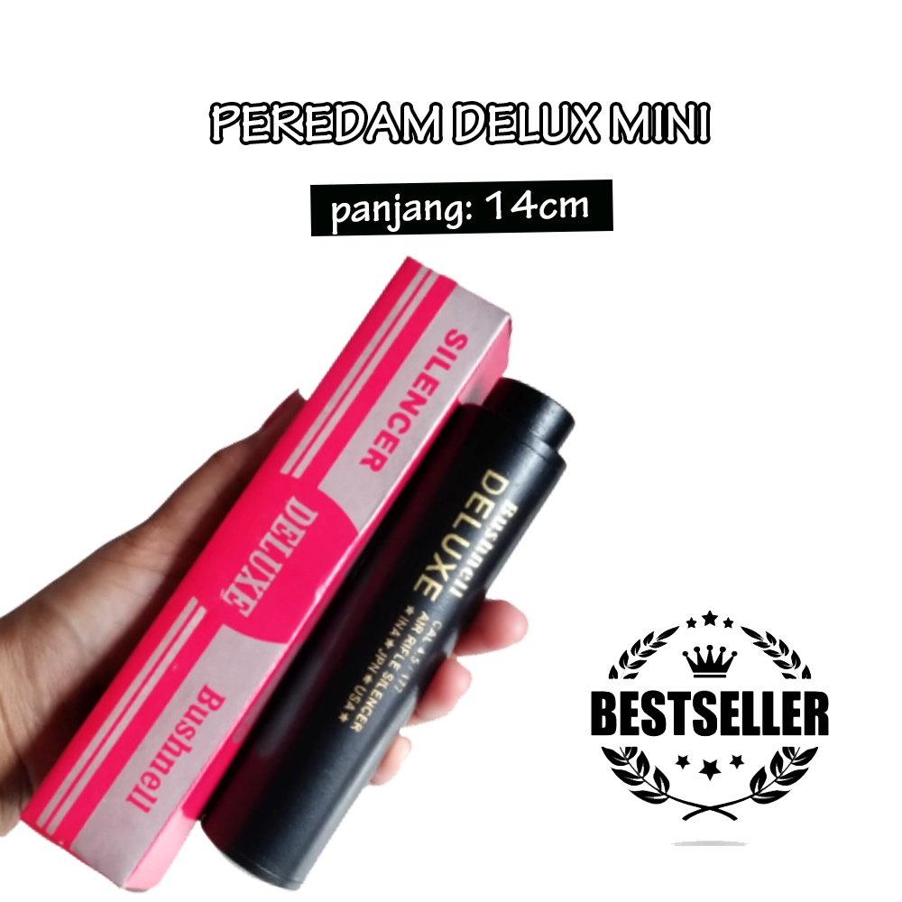 COD // PEREDAM DELUX MINI 14CM  BAHAN DURAL DRAT KUNINGAN  PEREDAM SENAPAN SENYAP