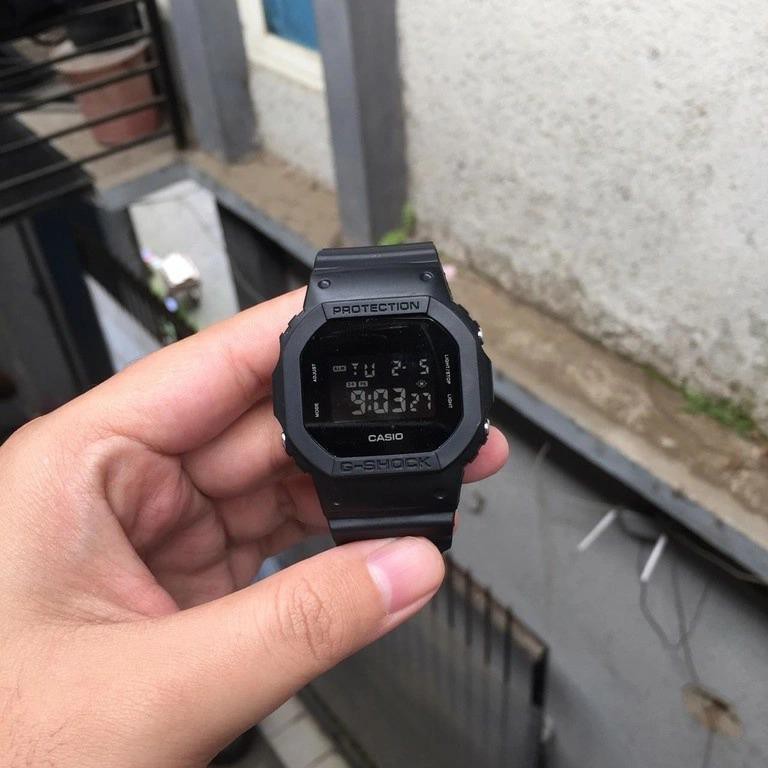 Jam Tangan Pria Casio G-Shock Sporty DW 5600 Black FREE BOX &amp; BATERAI