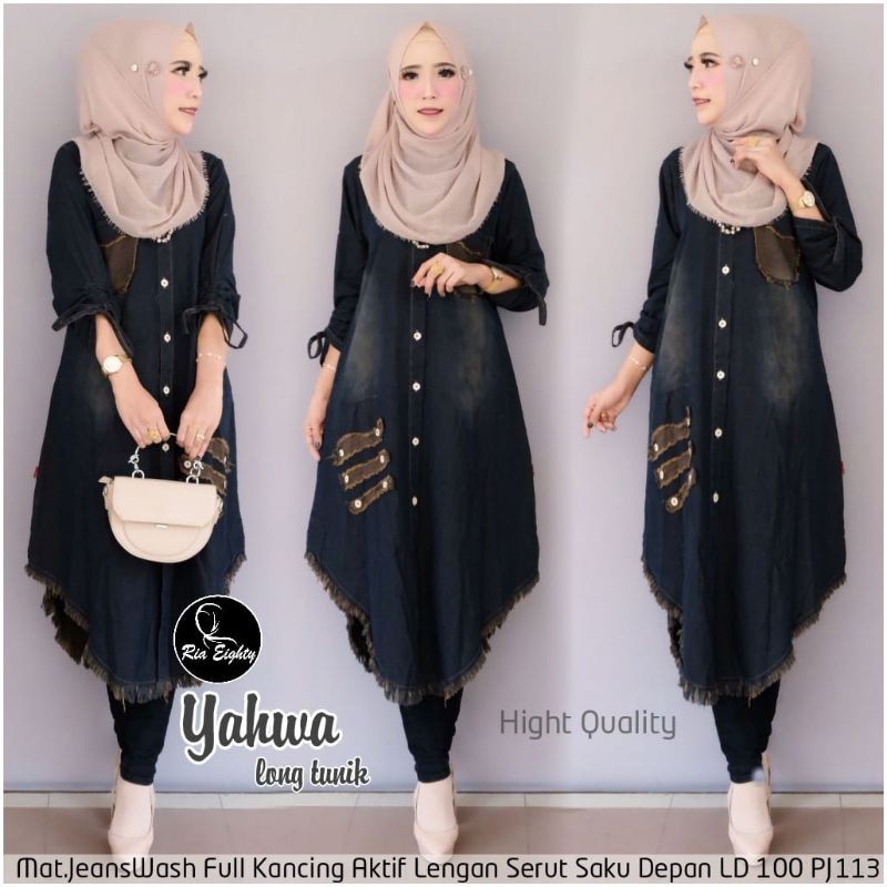 YAHWA LONG TUNIK by RIA EIGHTY