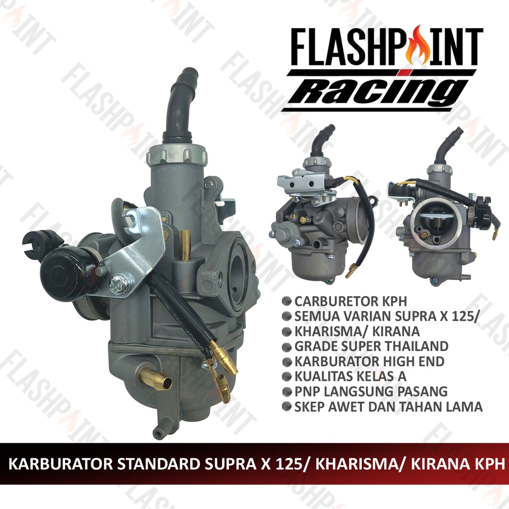 (BISA COD) KARBURATOR KEIHIN KHARISMA 125 SUPRA X 125 WAVE 125 KIRANA KARISMA SUPRA X 125 FI HELM IN ASLI ORI ORIGINAL KARBU KALBULATOR KARBULATOR CARBURETOR