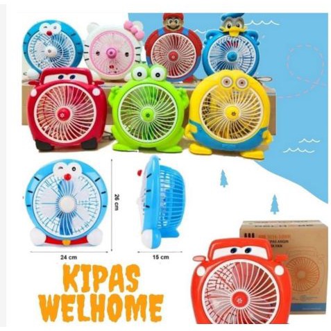 Kipas angin karakter 10&quot; welhome