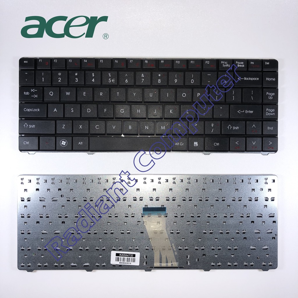 Keybard Acer Aspire 4732z e-machine D725 D525 BLACK MATTE