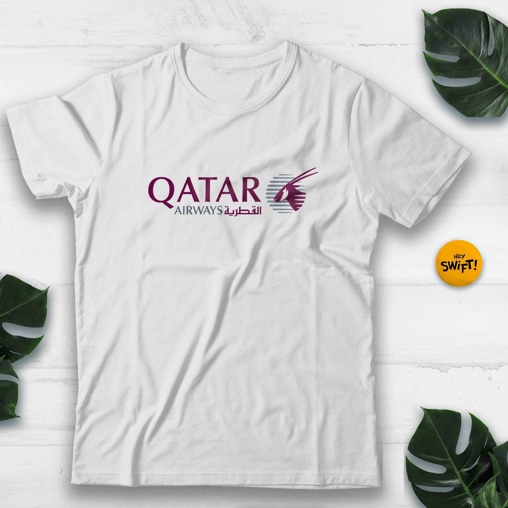 KAOS QATAR AIRWAYS AIRLINES T-SHIRT BAJU DISTRO