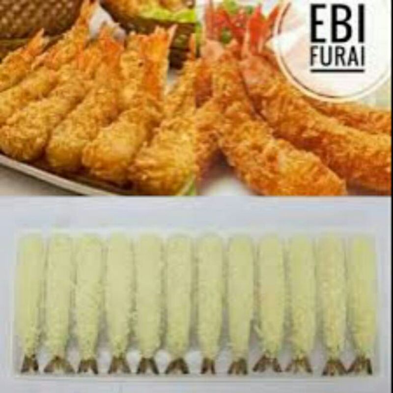 Ebi Furai Udang Goreng Bento 3 Pcs dan 12 Pcs Halal | Japan Braded Shrimp for Sushi