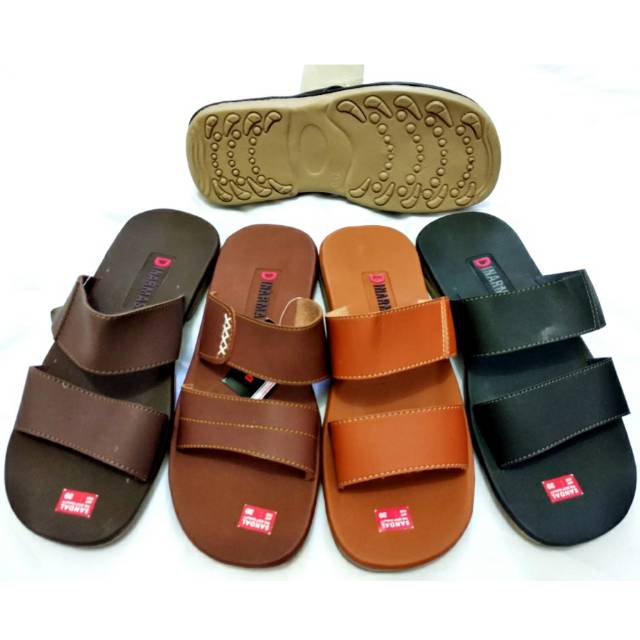 Sandal Casual Pria 2Ban premi / Sandal Selop Pria slip on