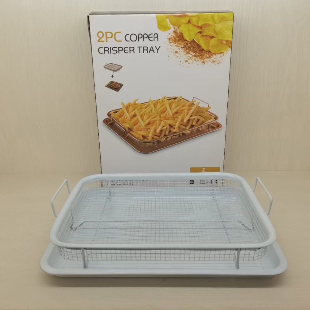 Kingsbakeware Cooper Crisper Tray Fika / Oven Tray / Peniris Minyak / Cooling Rack / Baking Tray