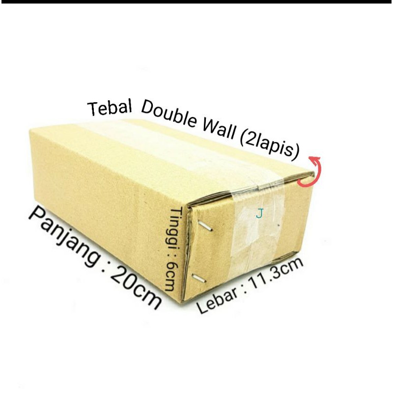 

Dus Kemasan 2 Lapis - Kardus Packing - Box Tambahan Double Wall