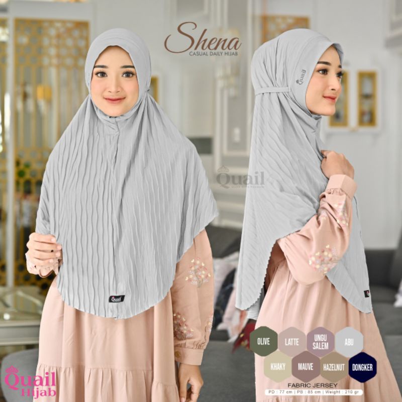 SHENA QUAIL HIJAB DAILY HIJAB PREMIUM HIJAB SYARI BERGO SYARI JILBAB SYARI