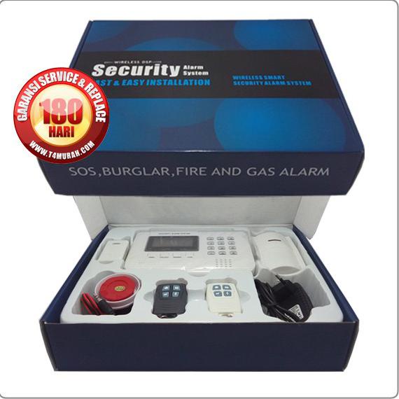 HOME SECURITY GSM ALARM SYSTEM 315 Mhz PENGAMANAN RUMAH TOKO KANTOR PA