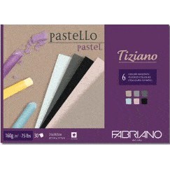 Fabriano Tiziano Pastello - 6 bright colours, A3, 30 sheets