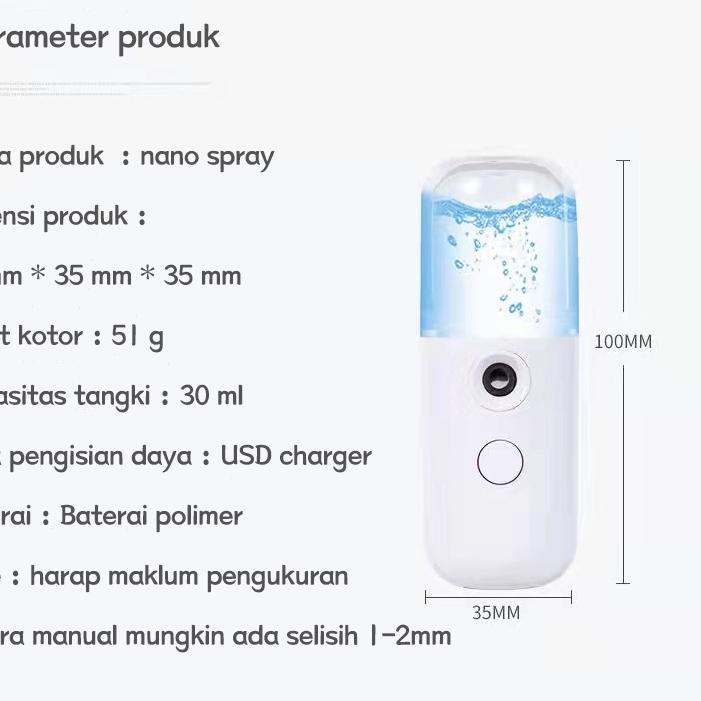 ➹ Nano Spray 3.8W Nano Spray murah Dengan Colokan USB difuser daya rendah Mini /HRBSY01PK ♕