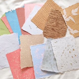 Kertas daur tekstur motif | kertas daur ulang | kertas handmade | kertas ramah lingkungan | kertas natural | ecofriendly