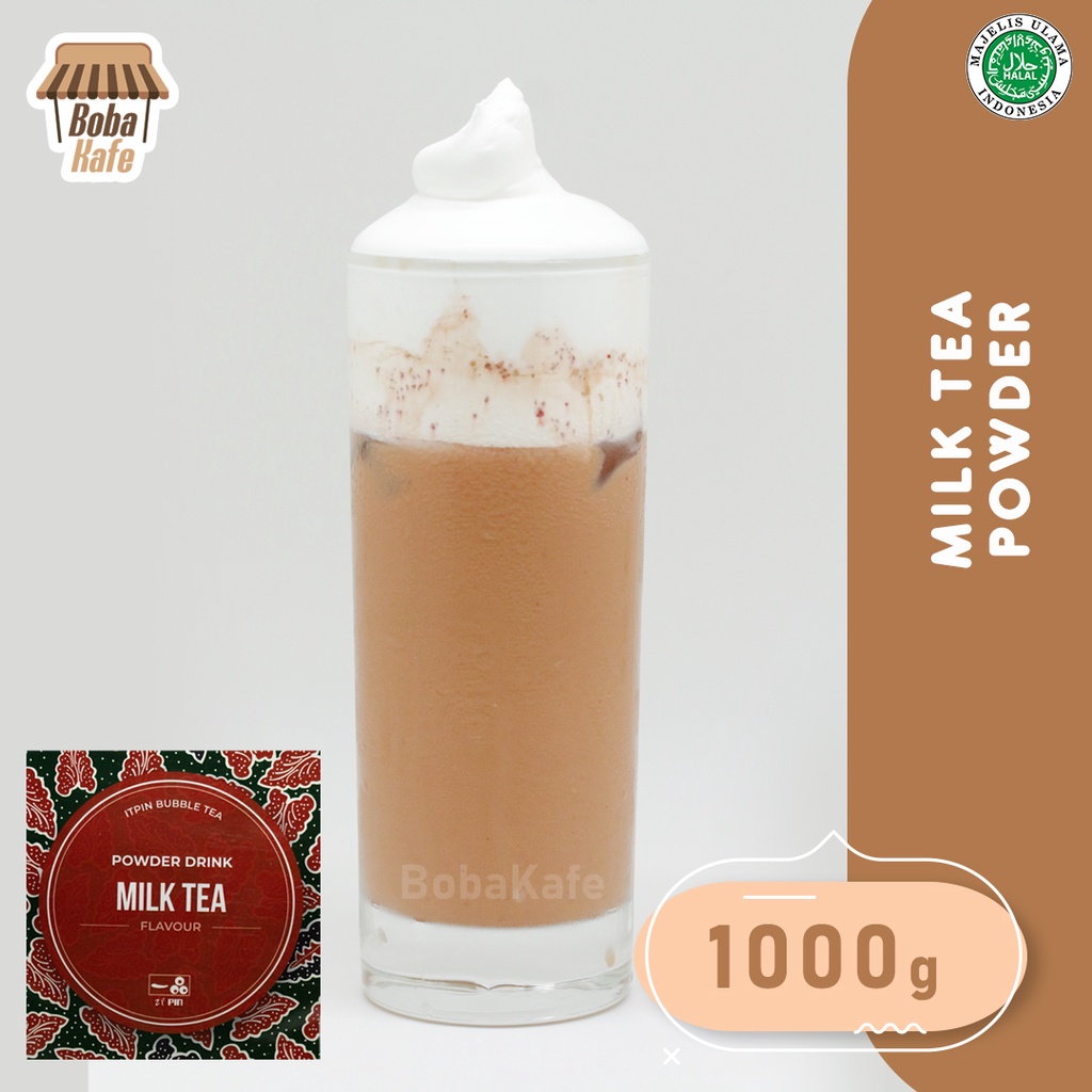 

Bubuk Minuman Rasa Teh Susu - Milk Tea Powder 1000gr (Merk ITPIN)