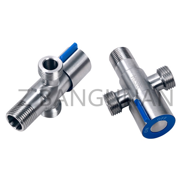 Stop Kran Kloset Stainless/Stop Keran Single Sus304/Stop Kran Wastafel Stenlis/Stop Kran Double Sus304/Stop Kran Kloset Cabang Kran Shower Tee Kran Bak Cuci Piring