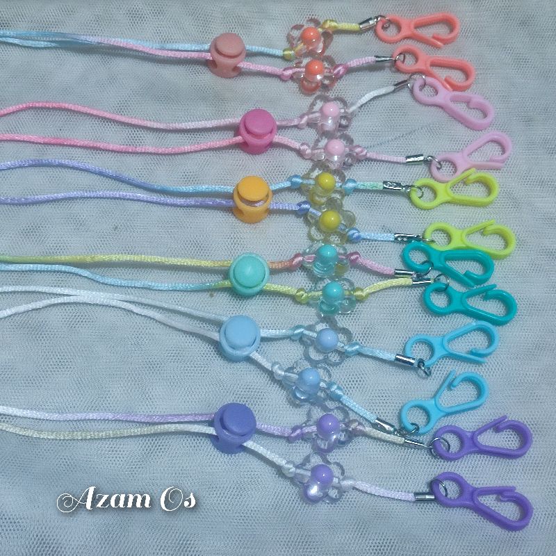 strap masker /strap mask /tali masker bunga besar