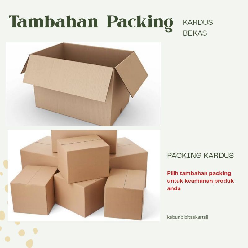 

Tambahan Packing Kardus Bekas Murah dan Aman