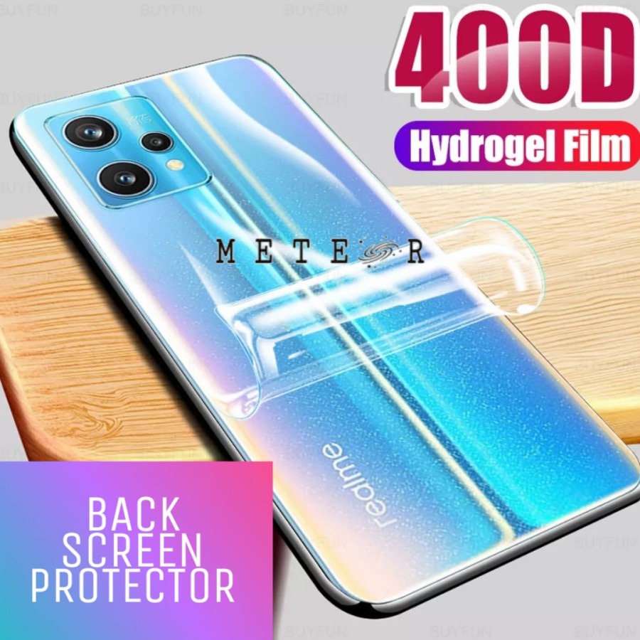 REALME C35 C33 C30S C30 C31 ANTI GORES HYDROGEL FULL SET CLEAR DEPAN BELAKANG BENING PLASTIC FRONT AND BACK SCREEN GUARD JELL PELINDUNG BELAKANG ANTI JAMUR FULL PELINDUNG LAYAR PLASTIK