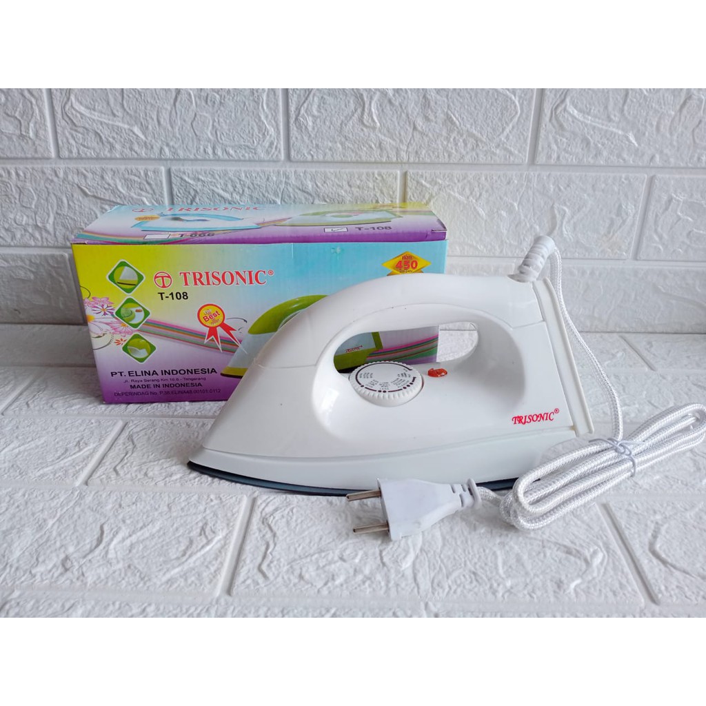 SETRIKA listrik trisonic T-108