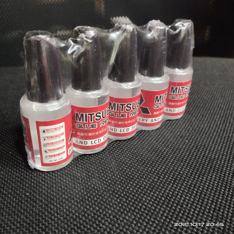 MITSUBISHI GLUE REMOVER 20ml cairan melepas lcd batre dari frame