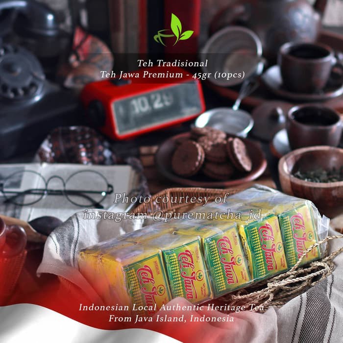 

Teh Indonesia Teh Jawa PREMIUM 45gr Teh Seduh Tradisional Indo 10pcs