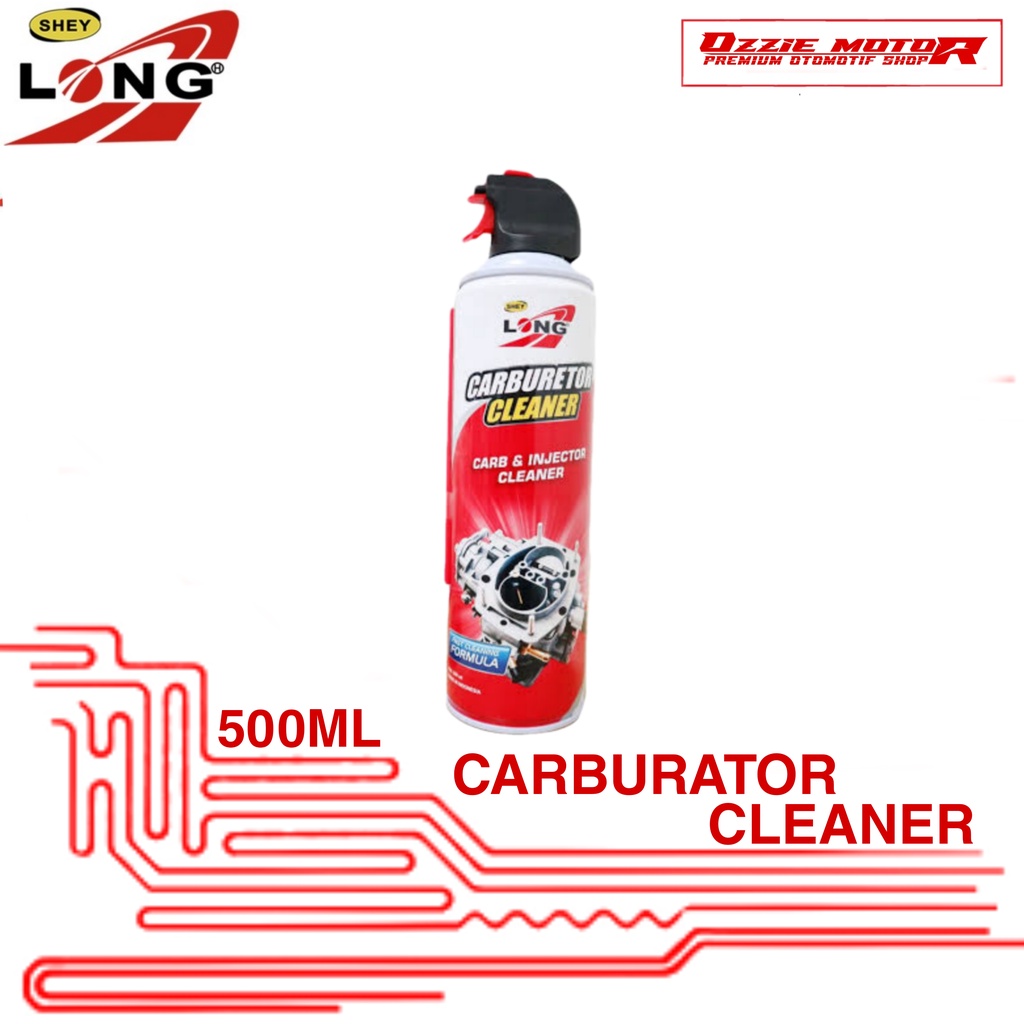 LONG CARBURATOR CLEANER 500ml PEMBERSIH KARBURATOR MOTOR